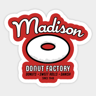 Madison Donut Factory Sticker